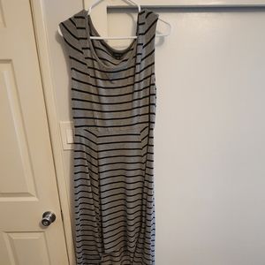 Torrid hig low black and grey dress